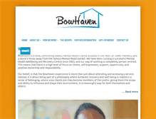 Tablet Screenshot of bowhaven.org.uk